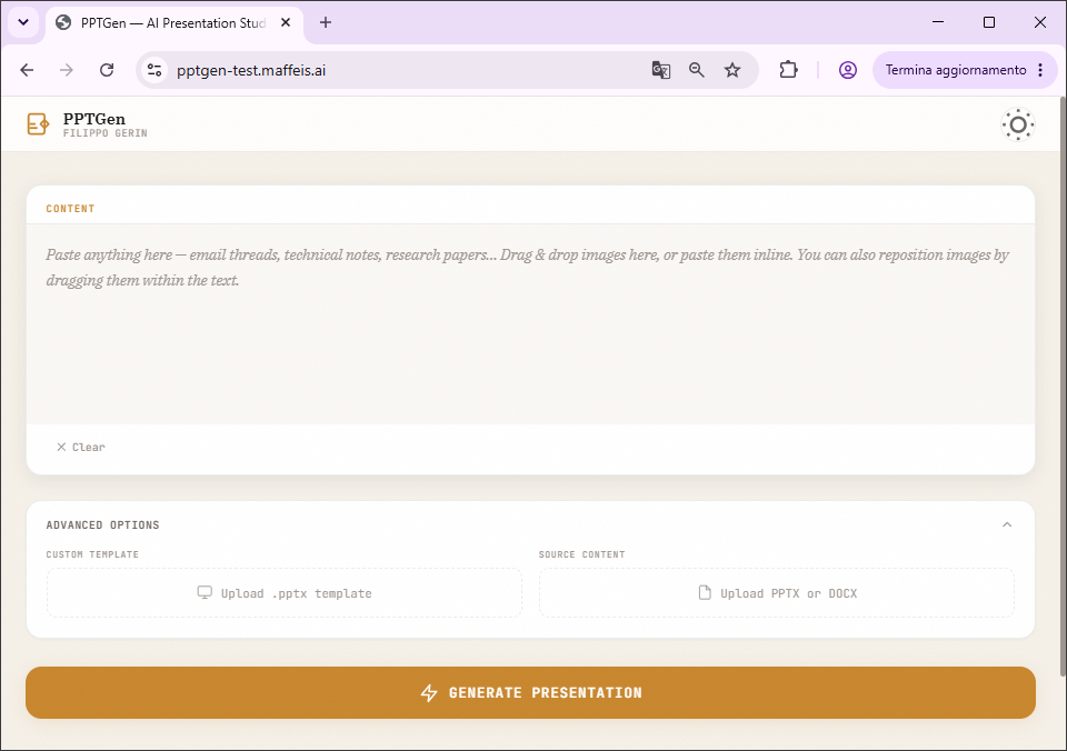 PPT Generator